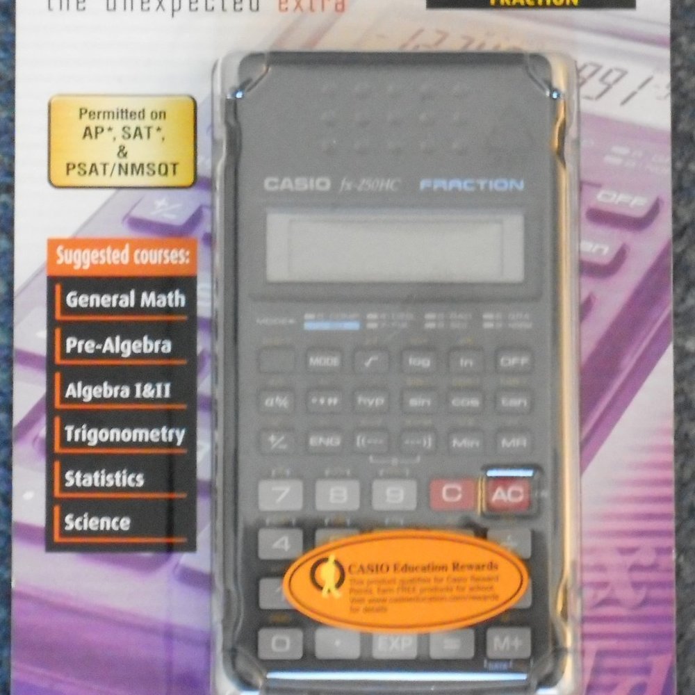 Casio FX 250HC Scientific Calculator New Sealed